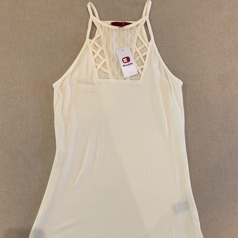 Small white tank top